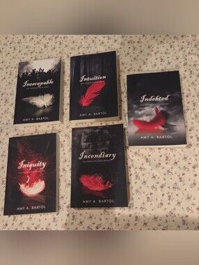 Amy A. Bartol Premonition Series Paperback Set - Black & Red Covers